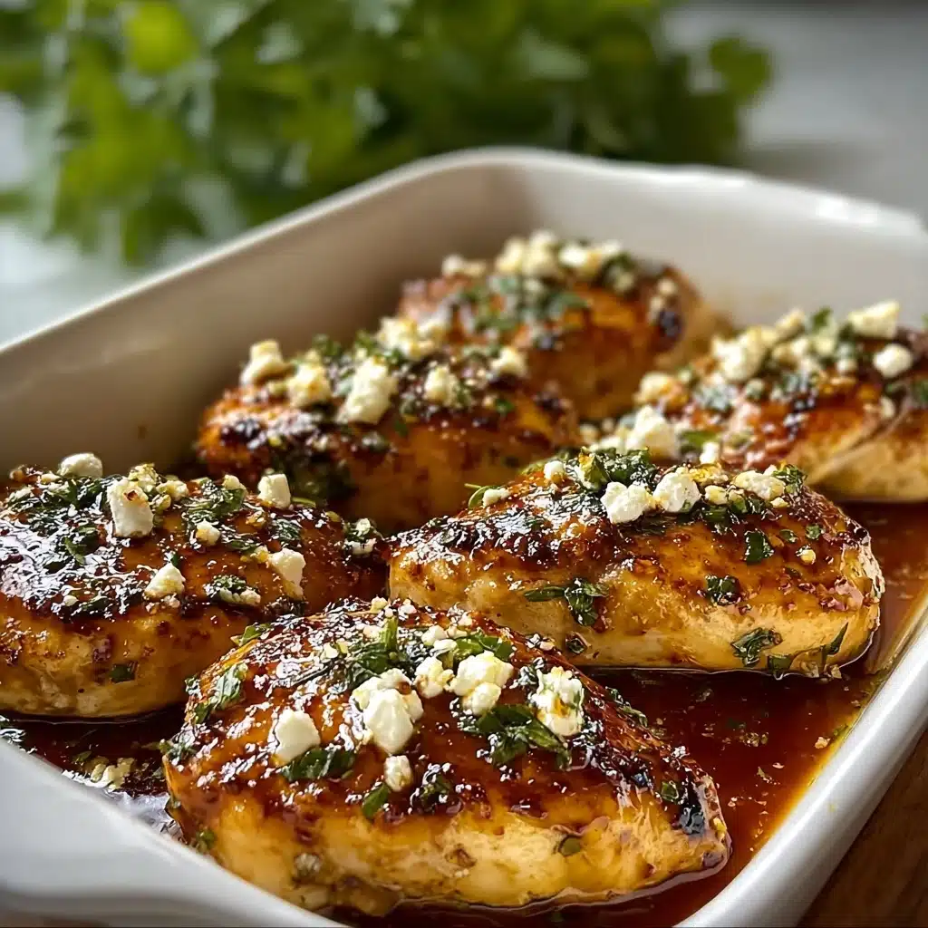 Hot Honey Feta Chicken Recipe - Recipe Image