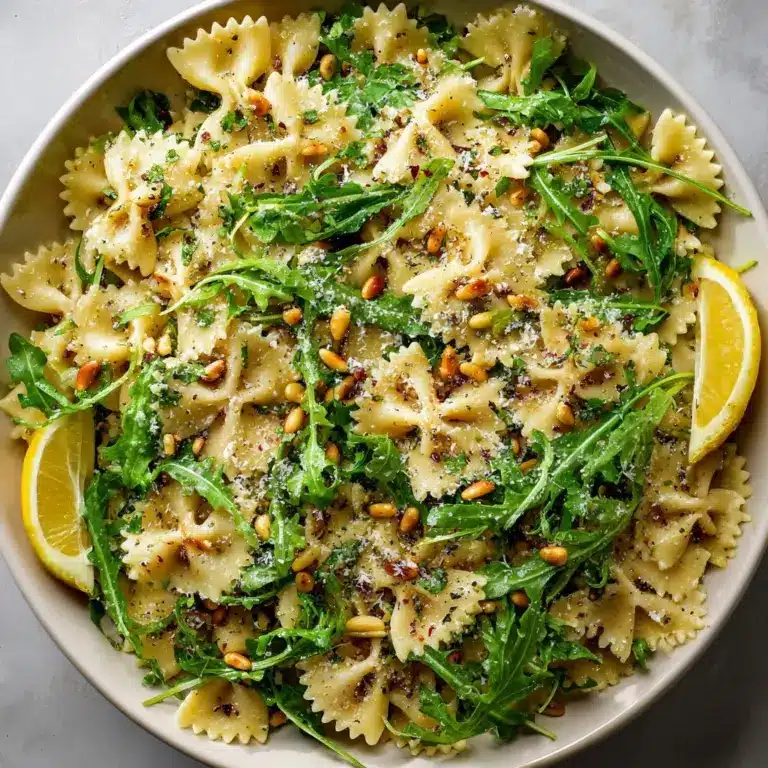 Lemon Basil Parmesan Pasta Salad Recipe