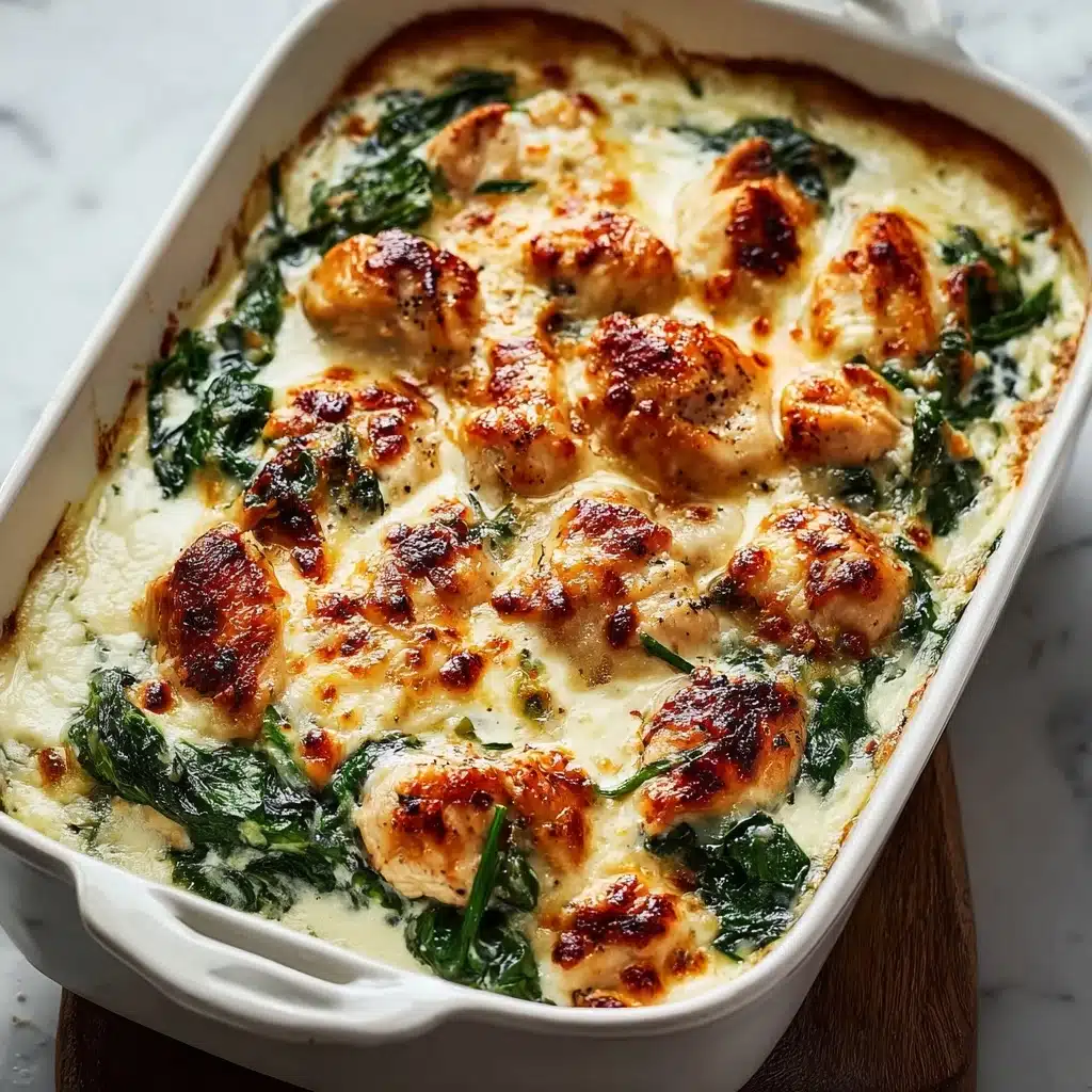 Creamy Chicken and Spinach Casserole Recipe