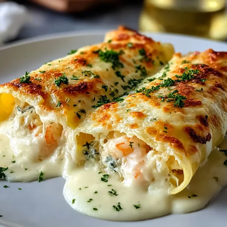 Shrimp & Crab Alfredo Lasagna Roll-Ups You’ll Crave Recipe