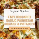 Garlic Parmesan Crockpot Chicken and Potatoes Recipe