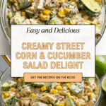 Street Corn Creamy Cucumber Salad Recipe