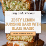Delicious Lemon Zucchini Bars with Glaze Recipe