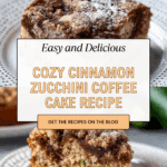 Cinnamon Zucchini Coffee Cake Recipe
