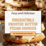 Frosted Butter Pecan Cookies Recipe