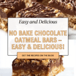 No Bake Chocolate Oatmeal Bars Recipe