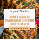 Garlic Parmesan Chicken Meatloaves Recipe