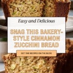 Cinnamon Streusel Topped Zucchini Bread Bakery Style Recipe
