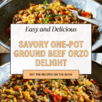 Delicious Ground Beef Orzo Recipe for Everyone Recipe