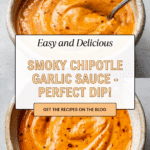 Chipotle Sauce with Garlic and Sour Cream Recipe