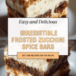 Frosted Zucchini Spice Bars 1 Amazing Secret Recipe
