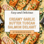 Creamy Garlic Butter Tuscan Salmon Recipe