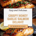 Crispy Honey Garlic Glazed Salmon Recipe