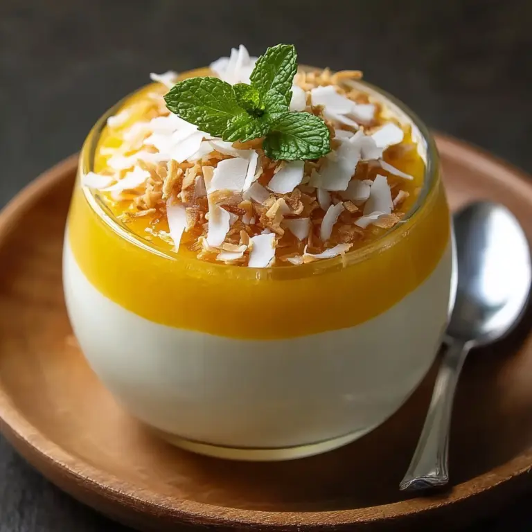 The Best Mango Coconut Panna Cotta Recipe