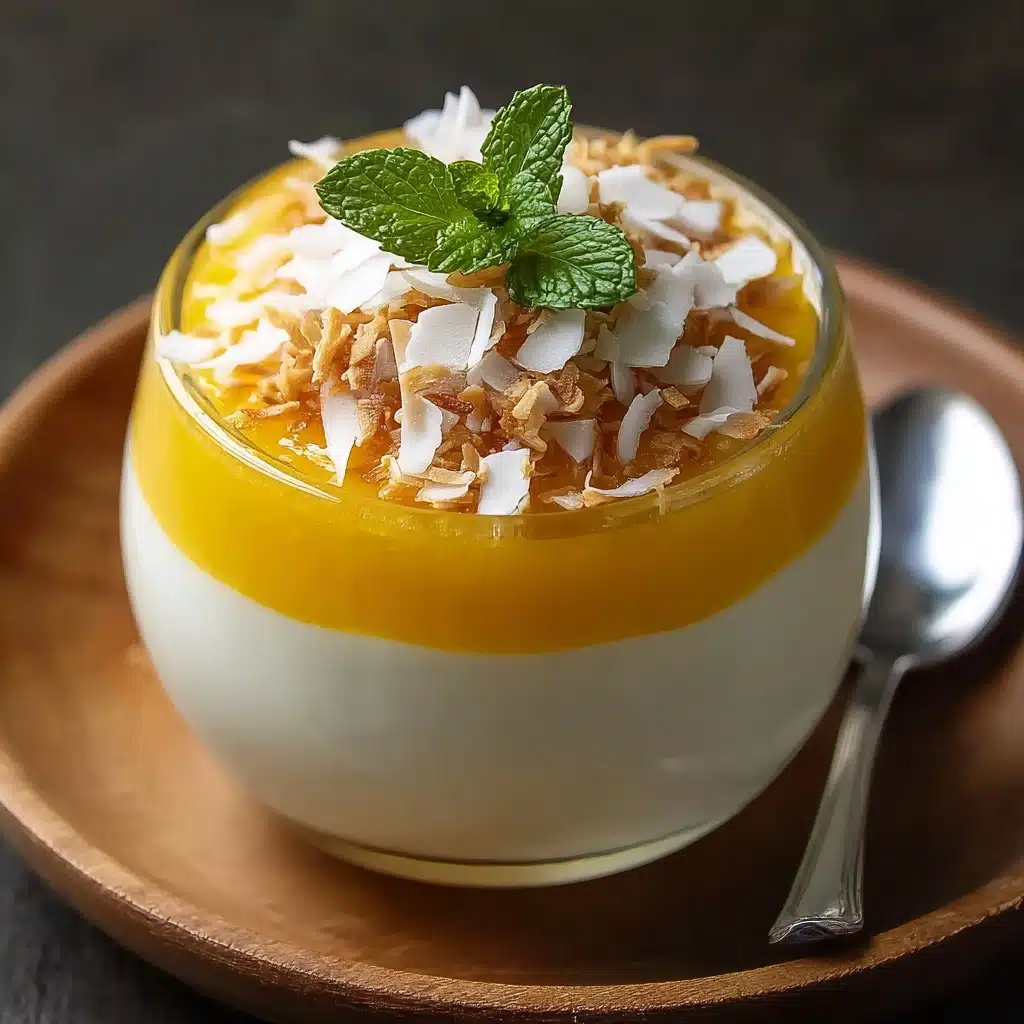 The Best Mango Coconut Panna Cotta Recipe