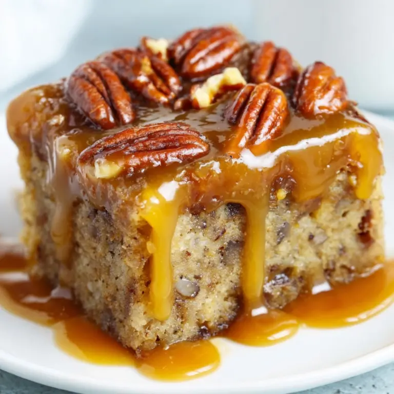Banana Upside Down Cake Recipe