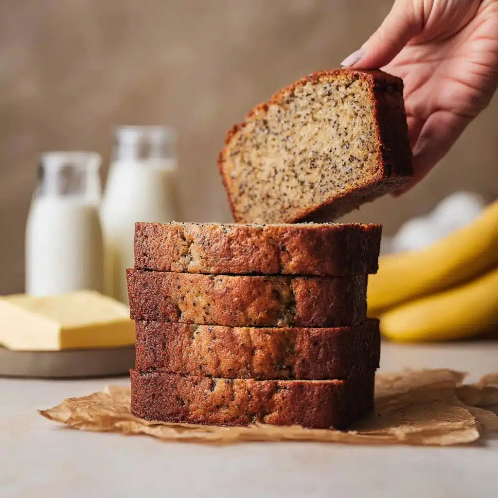 Moist Banana Bread Blondies Recipe - Recipe Image
