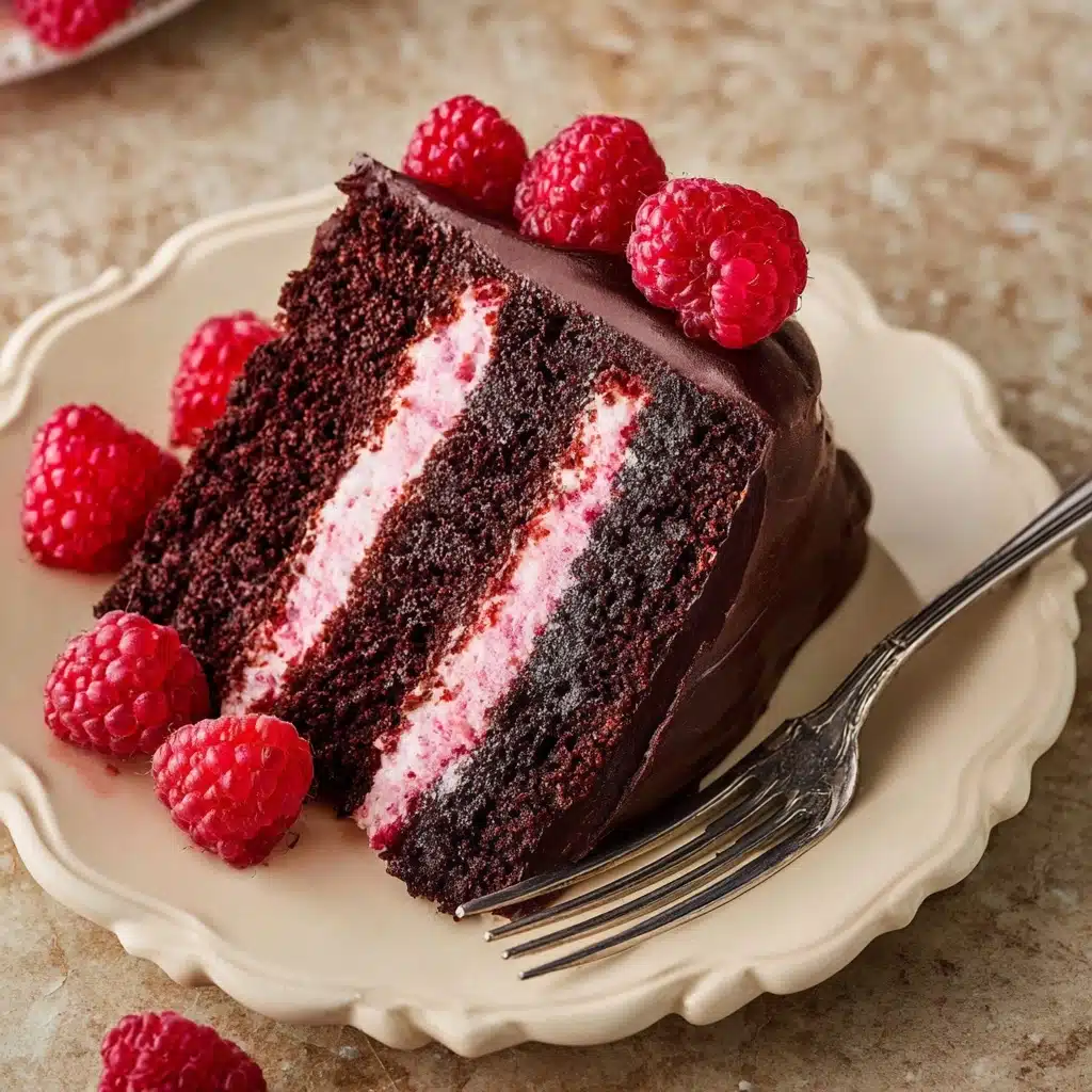 Chocolate Raspberry Cake Recipe - Recipe Image