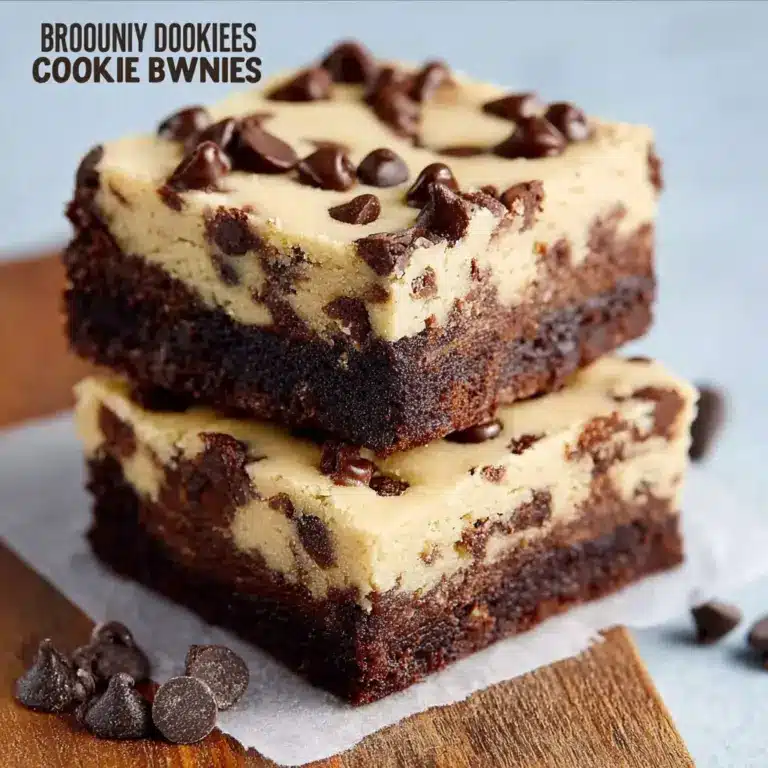 Protein Packed Cookie Dough Brownies Recipe