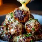 Korean BBQ Meatballs with Spicy Mayo Dip Recipe