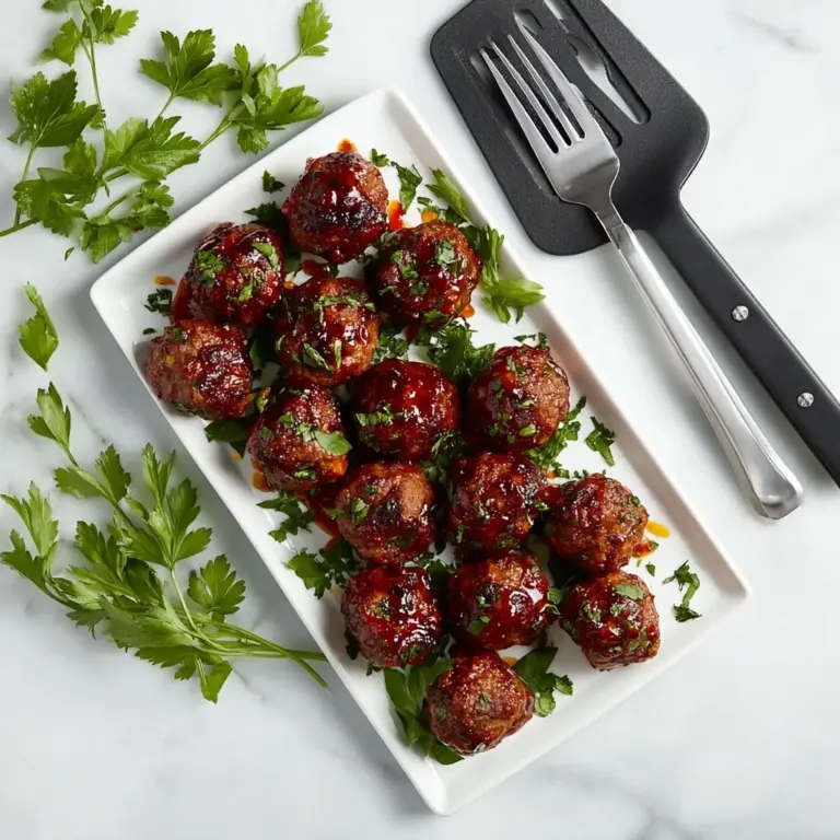 Sweet Chili Meatballs Crockpot Recipe