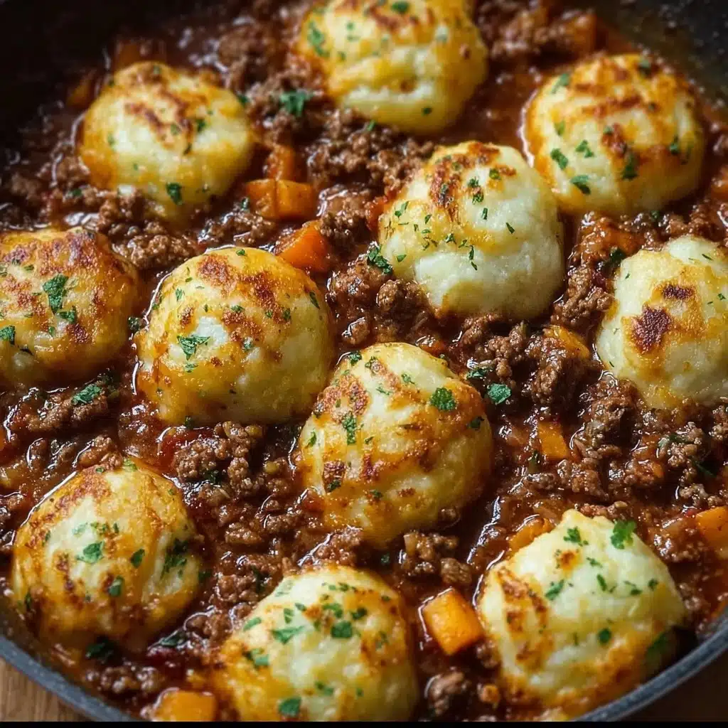 Hearty Ground Beef and Dumplings Recipe