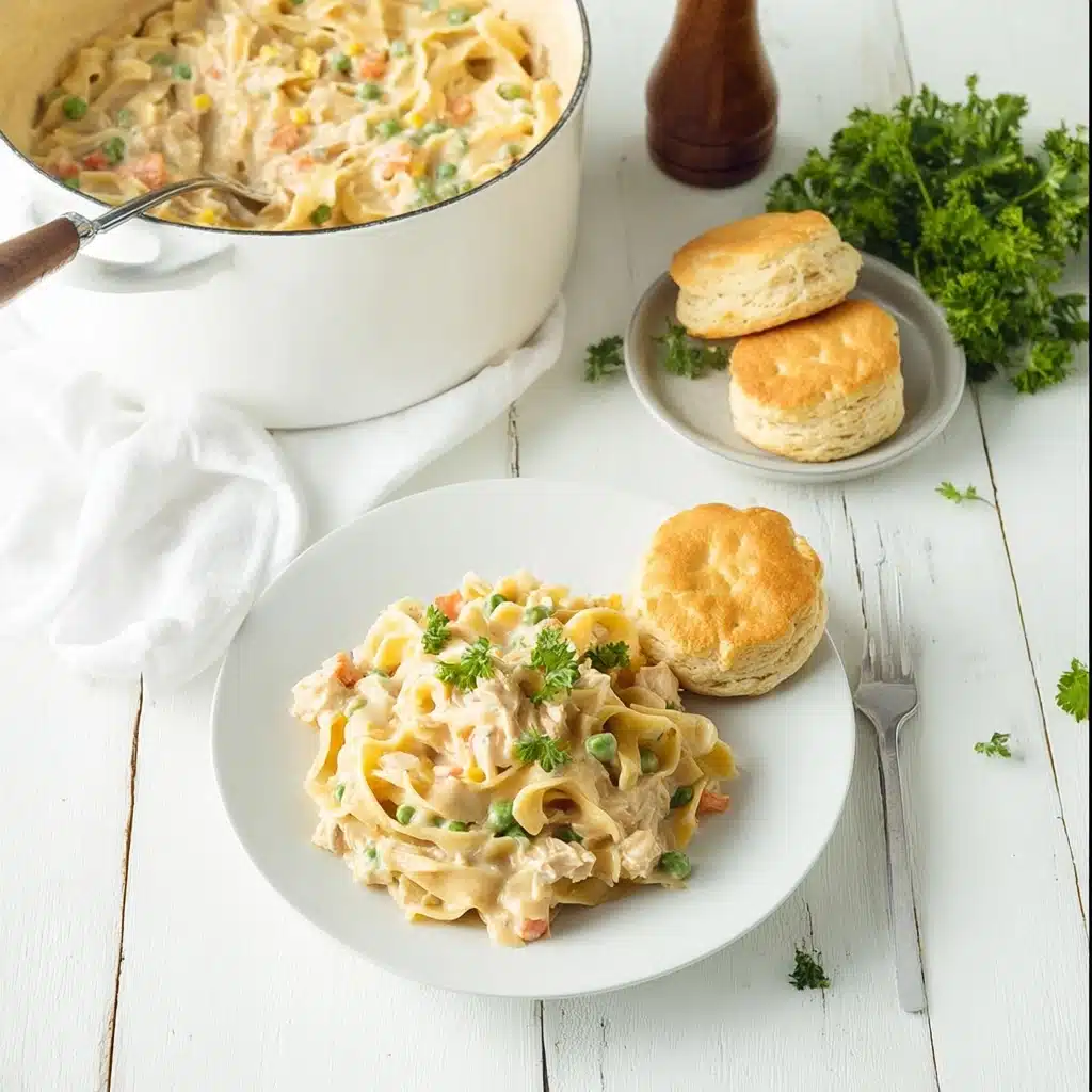 Easy Chicken Pot Pie Casserole Recipe - Recipe Image