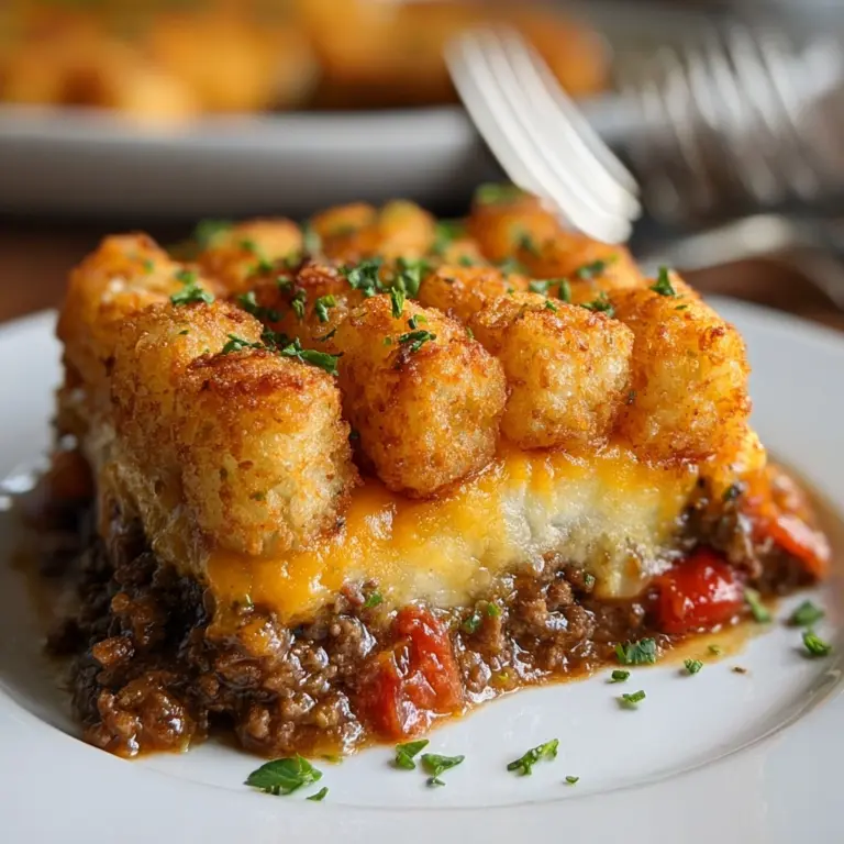 Cheesy Tater Tot Casserole Recipe