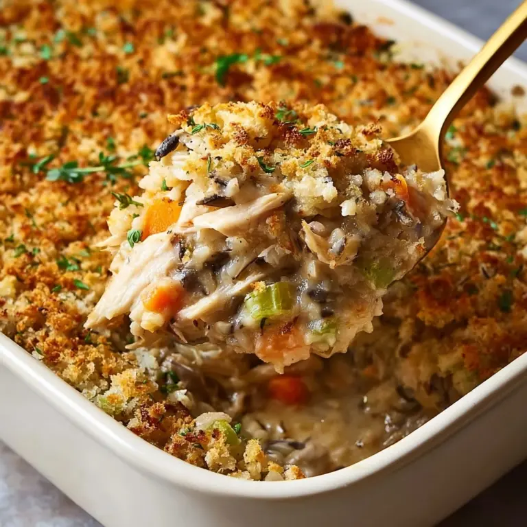 Chicken Wild Rice Casserole Recipe