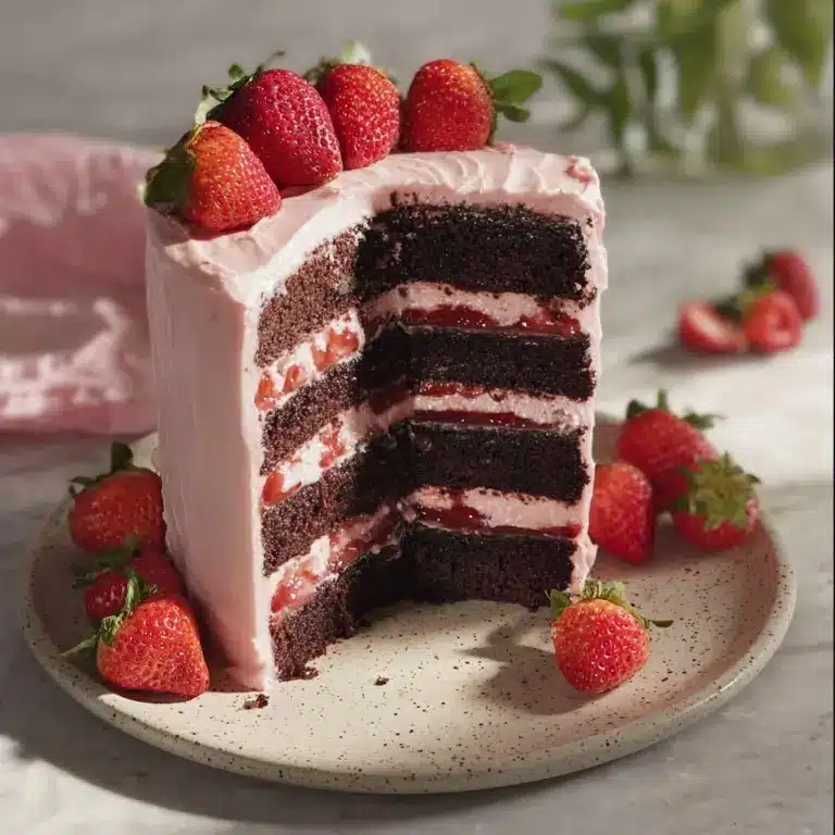 Strawberry Chocolate Cake Recipe