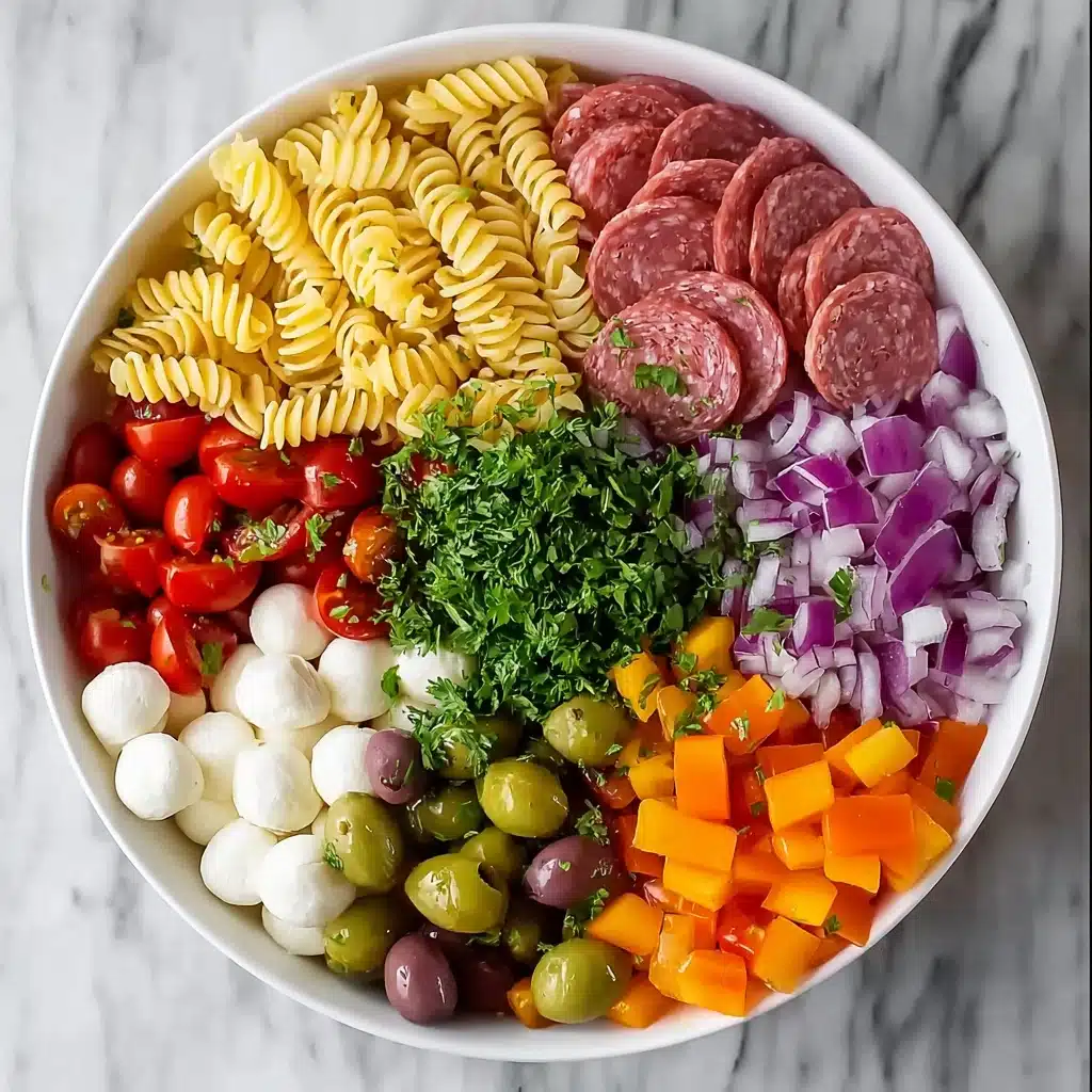 Quick Italian Pasta Salad (with 1 Secret Ingredient) Recipe - Recipe Image