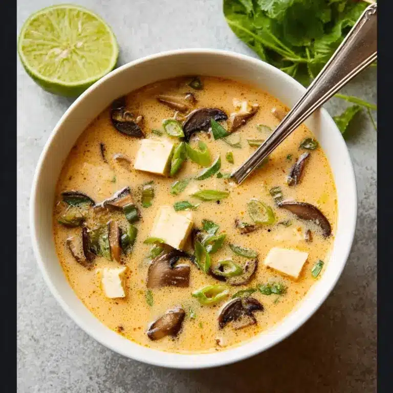 Creamy Thai Coconut Soup Recipe