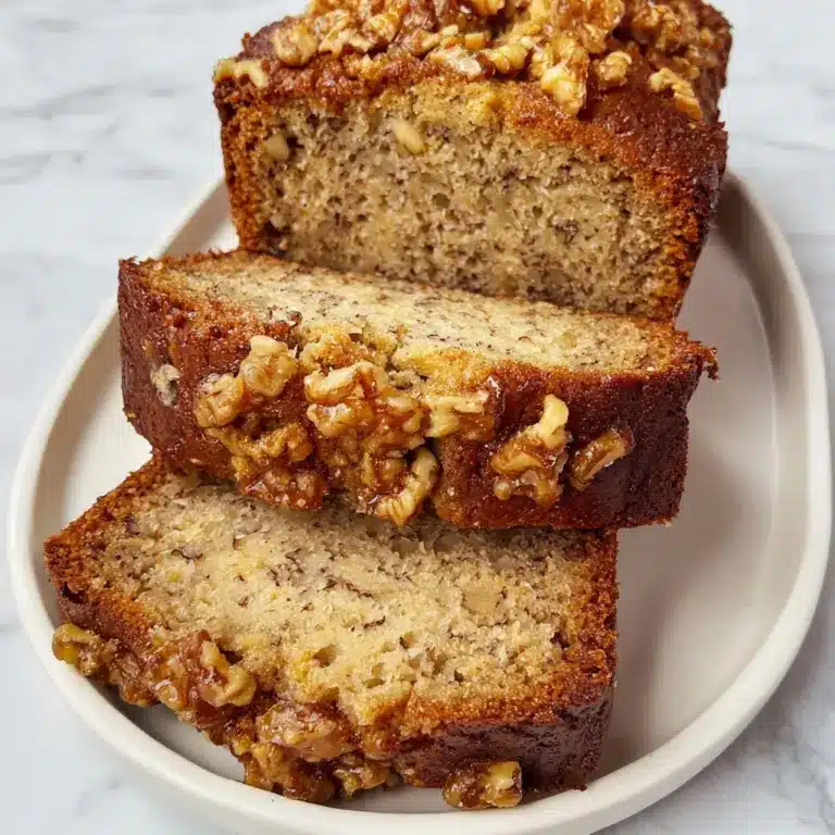Moist Banana Bread Blondies Recipe