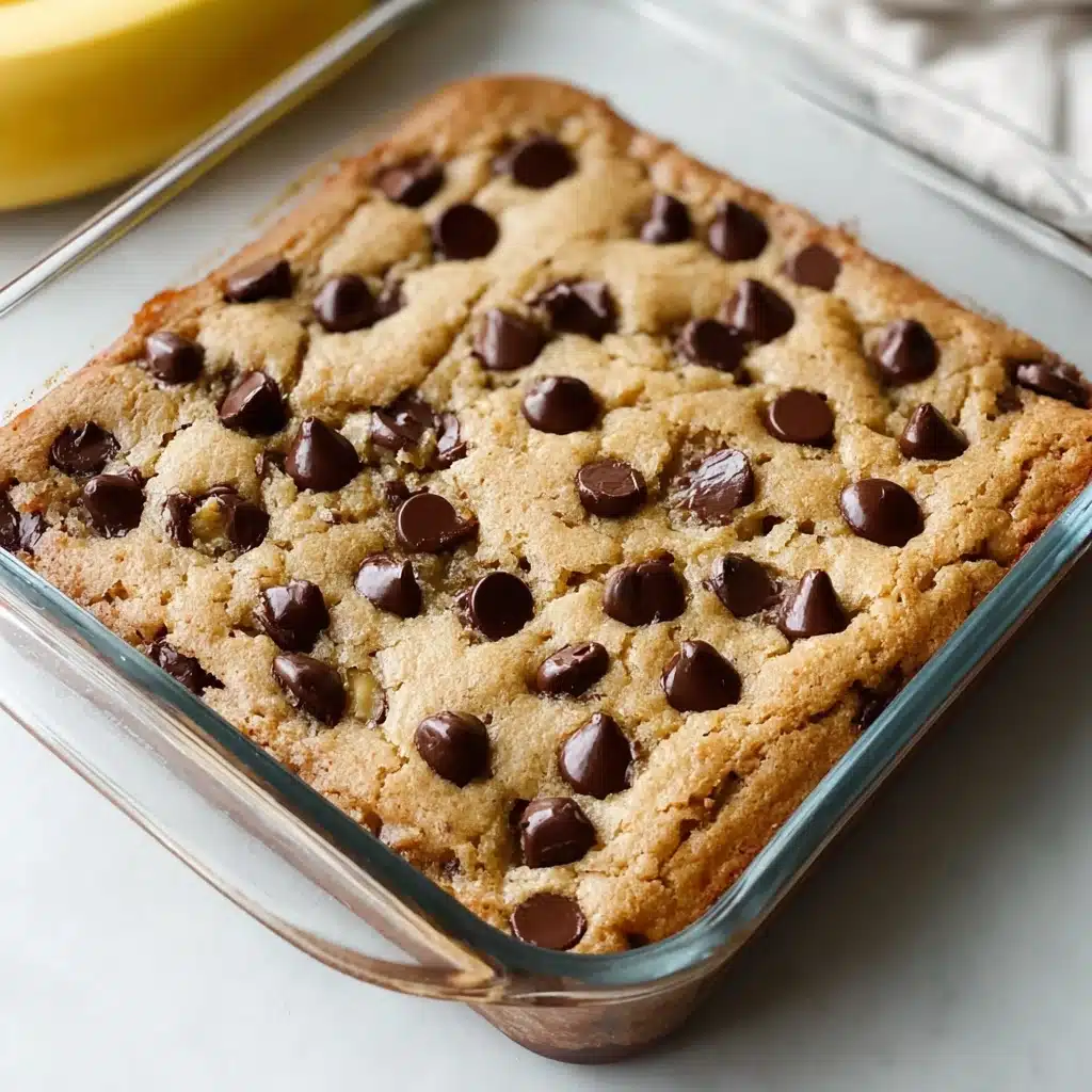 Moist Banana Bread Blondies Recipe - Recipe Image