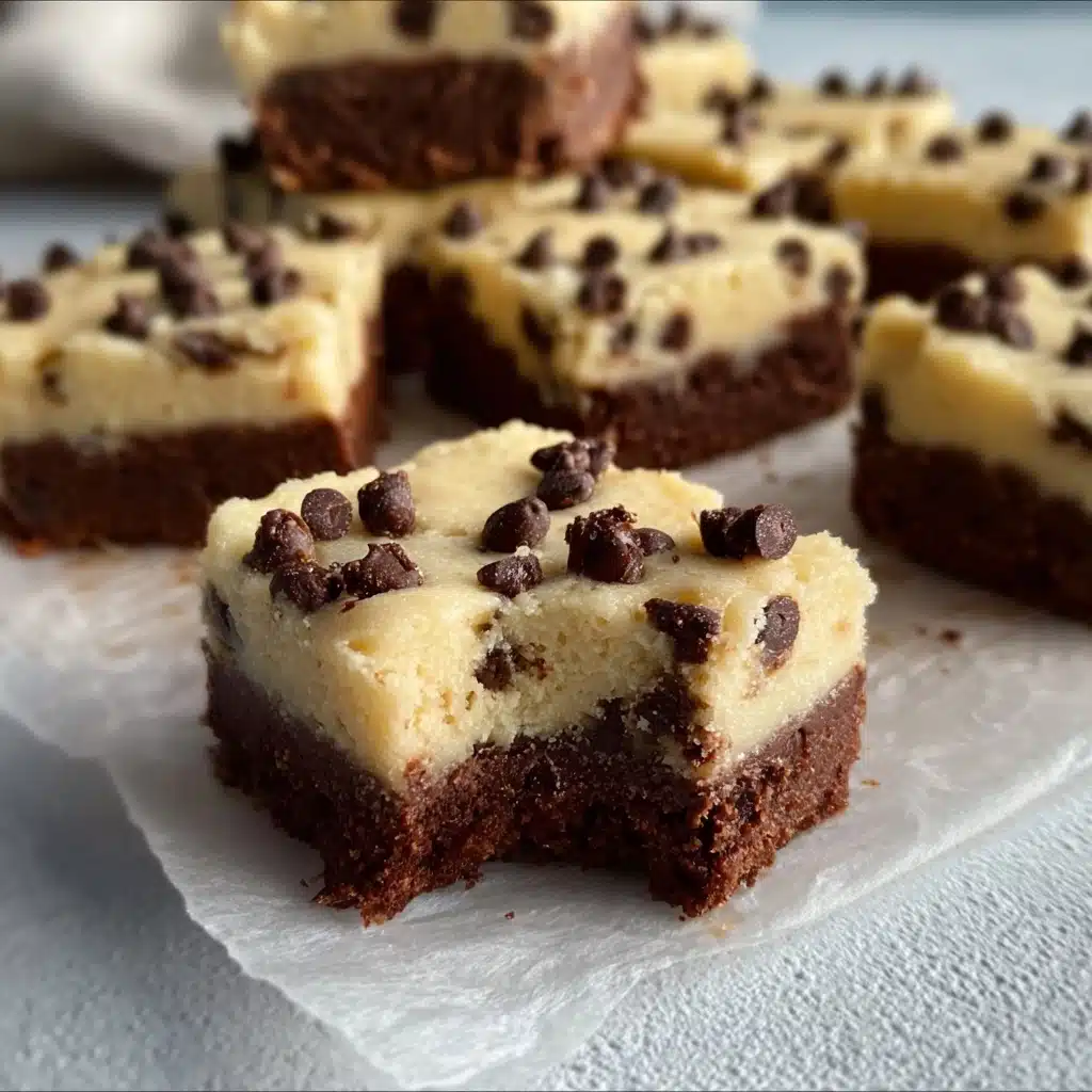 Protein Packed Cookie Dough Brownies Recipe - Recipe Image
