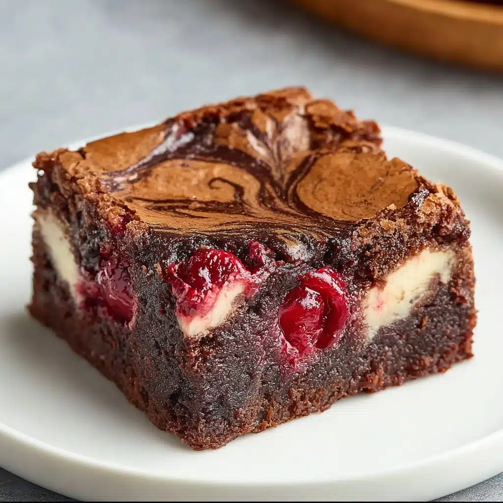 Decadent Raspberry Swirl Brownies Recipe - Recipe Image
