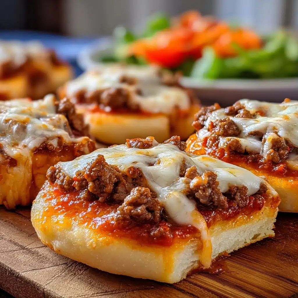 The Secret Behind Old School Pizza Burgers Recipe - Recipe Image