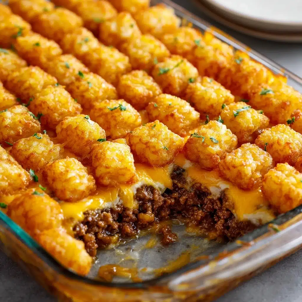 Cheesy Tater Tot Casserole Recipe - Recipe Image