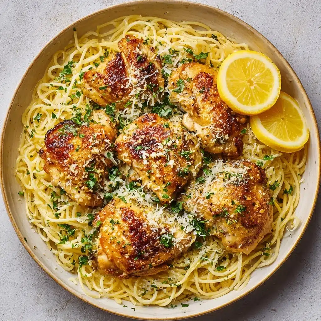 Garlic Butter Chicken Pasta Recipe - Recipe Image