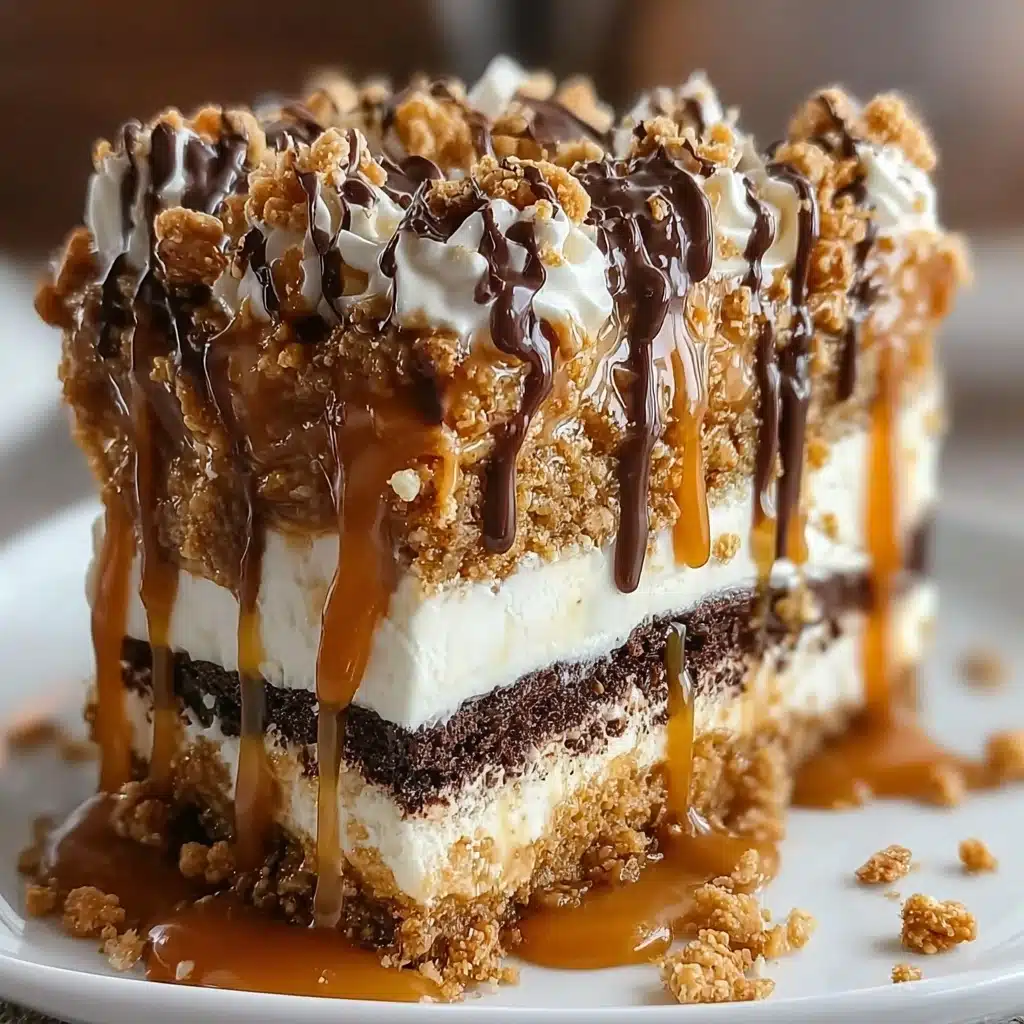 Caramel Toffee Crunch Cake Recipe - Recipe Image