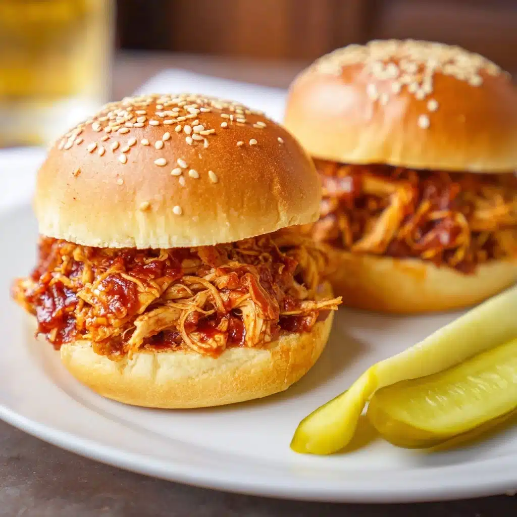 Crockpot Cherry Cola Pulled Chicken Recipe - Recipe Image