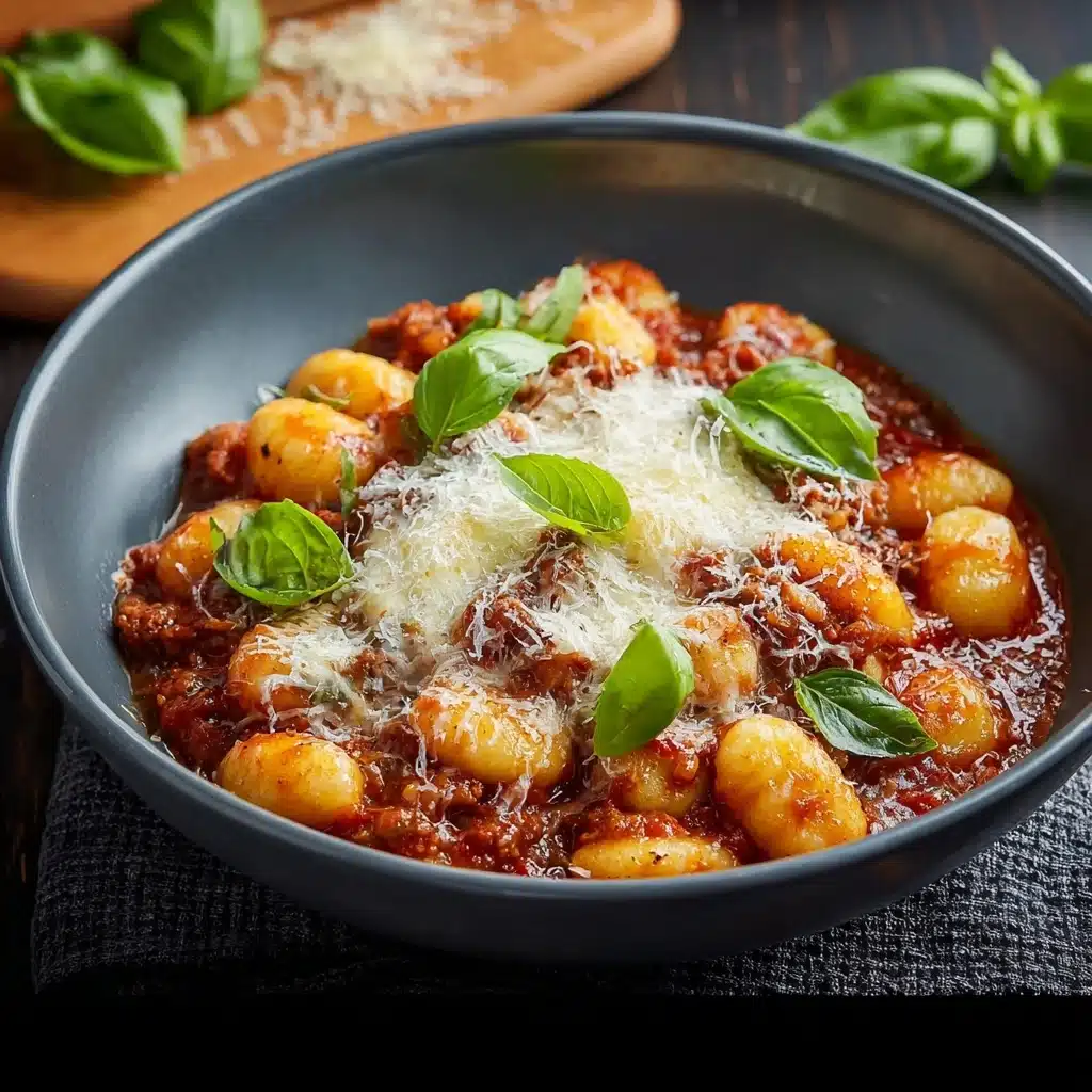 Cheesy Bolognese Gnocchi Bake Recipe - Recipe Image