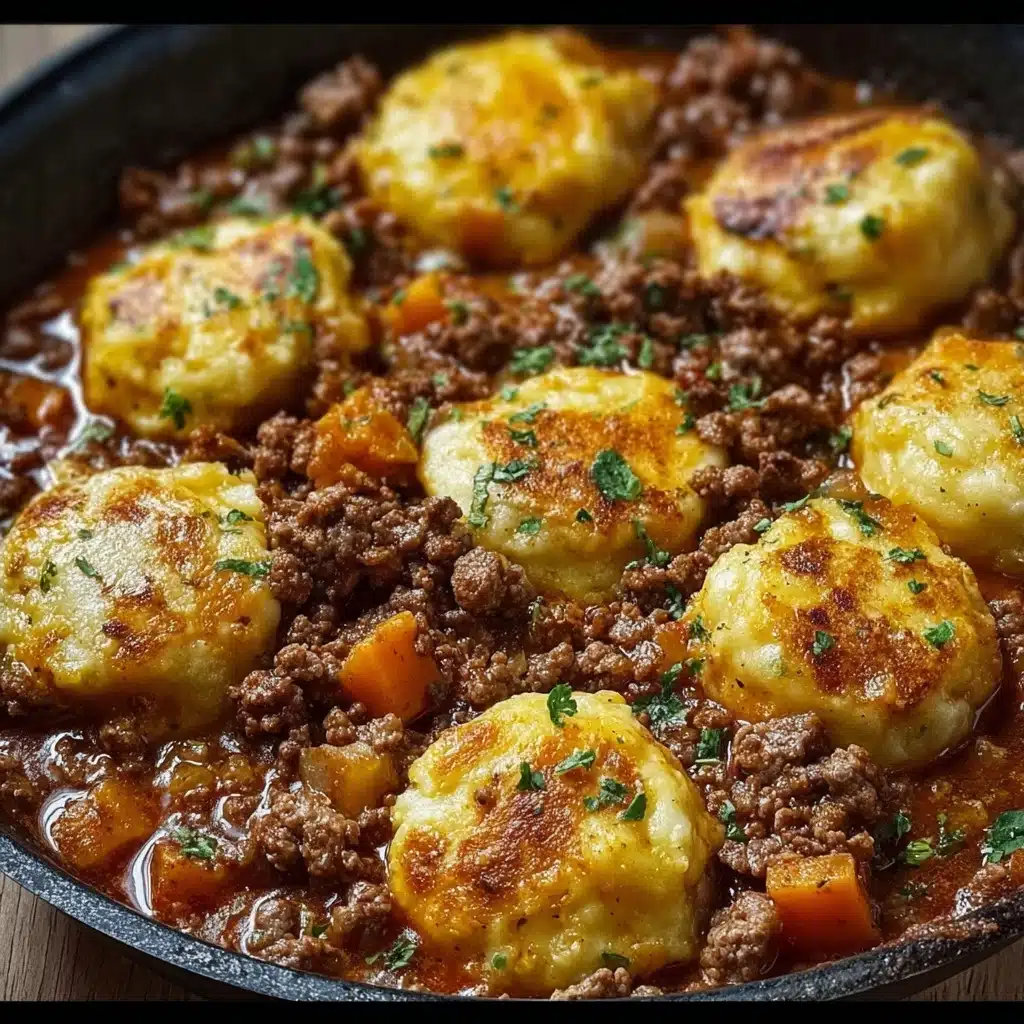 Hearty Ground Beef and Dumplings Recipe - Recipe Image