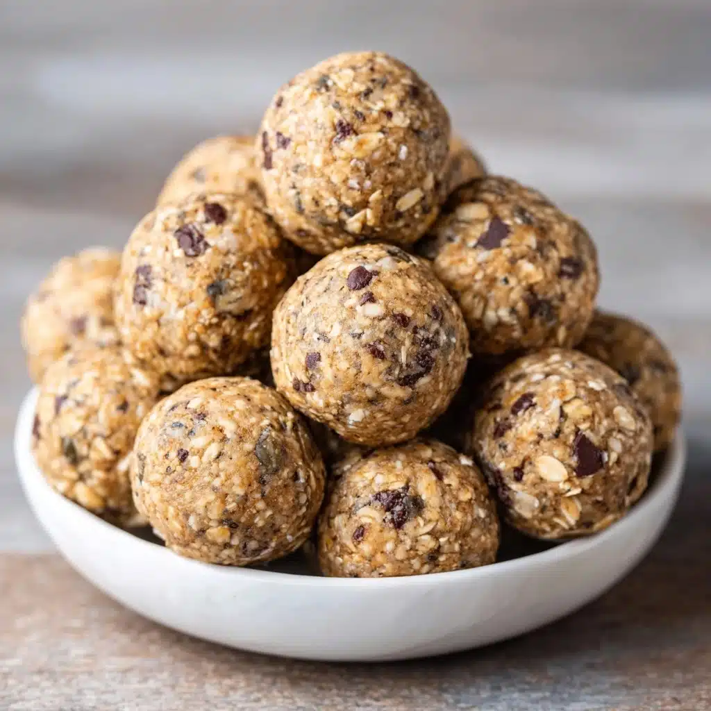 Oatmeal Peanut Butter Energy Bites Recipe - Recipe Image
