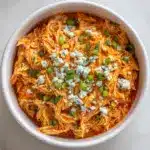 Crockpot Shredded Buffalo Chicken Recipe