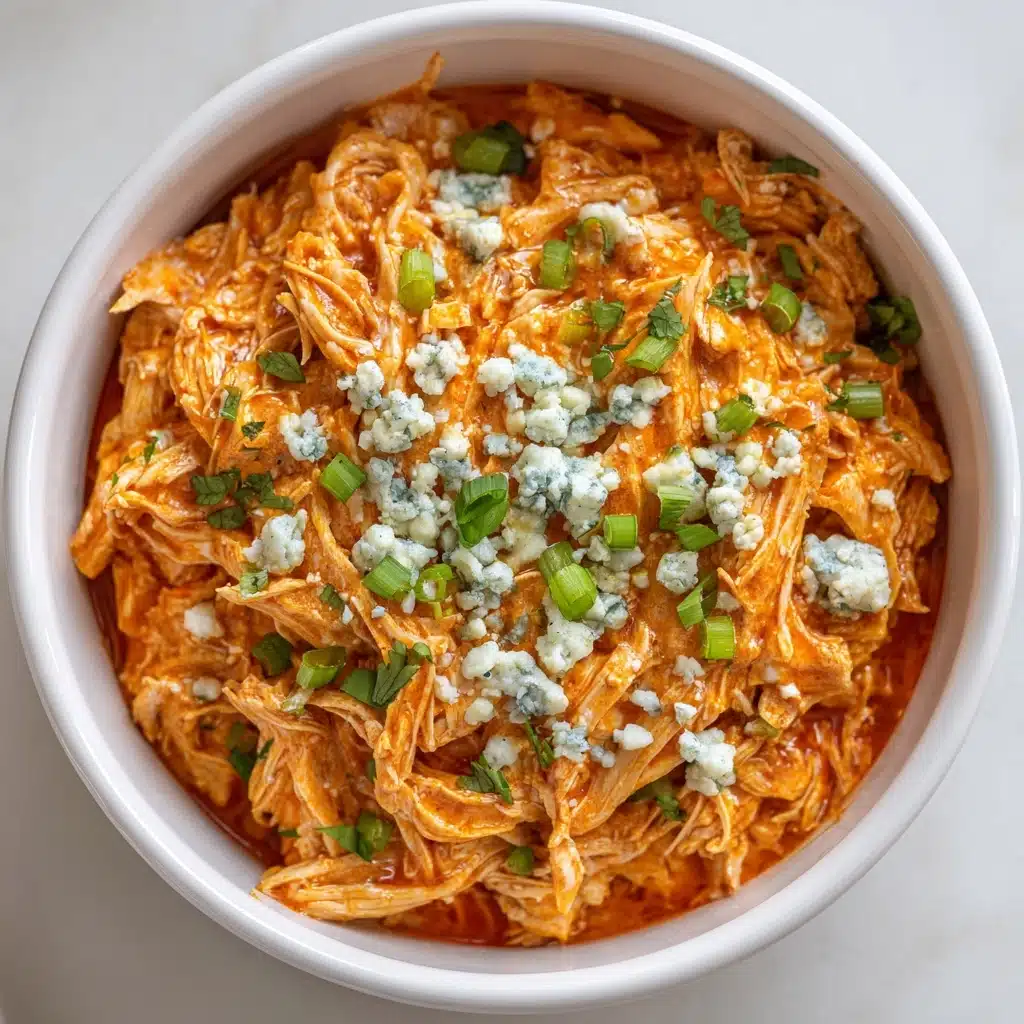 Crockpot Shredded Buffalo Chicken Recipe