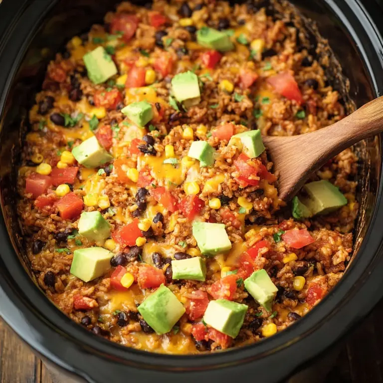 Slow Cooker Taco Casserole Recipe