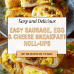 the best Sausage, Egg, and Cheese Breakfast Roll-Ups Recipe