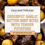 Crockpot Garlic Butter Beef Bites with Potatoes Recipe