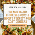Creamy Crack Chicken Gnocchi Recipe